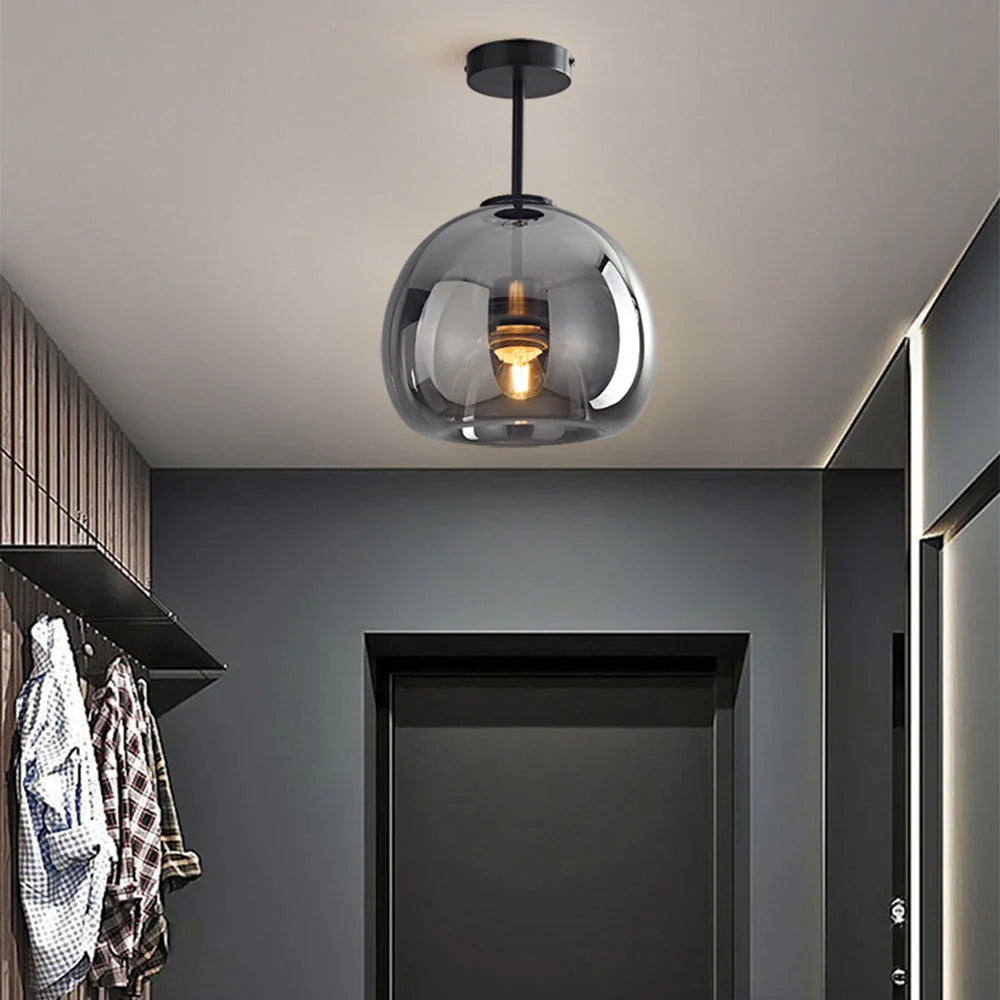 Plafond de verre en cuivre simple moderne
