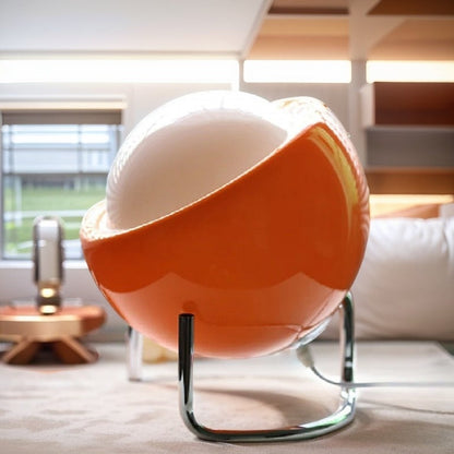 Lampe de table de forme d'oeuf de Bauhaus vintage