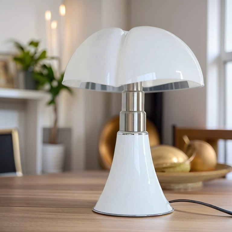 Lampe de table fleurie créative moderne émoussée
