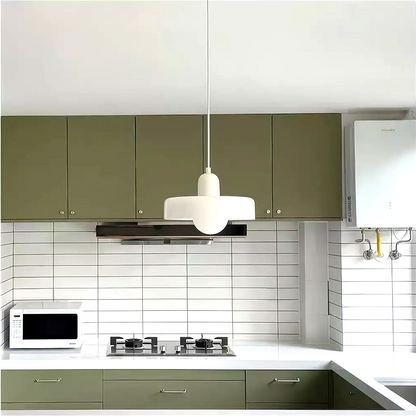 Glarefusion Pendante LED de verre Bauhaus moderne