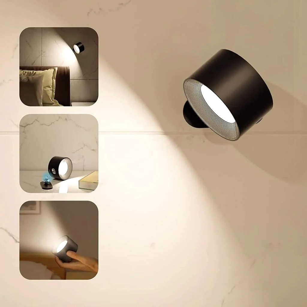 Lumière murale LED moderne à 360 ° moderne à 360 °