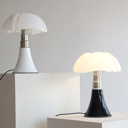 Lampe de table fleurie créative moderne émoussée
