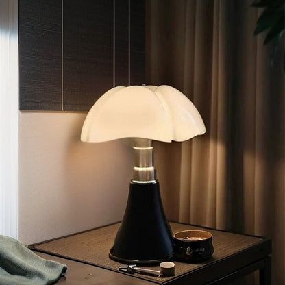 Lampe de table fleurie créative moderne émoussée