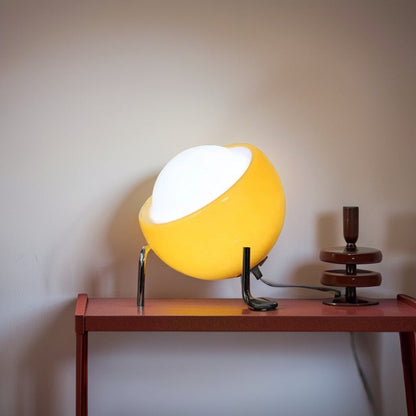Lampe de table de forme d'oeuf de Bauhaus vintage