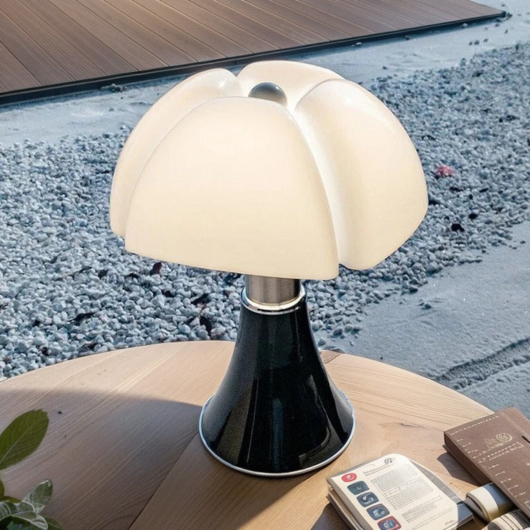 Lampe de table fleurie créative moderne émoussée