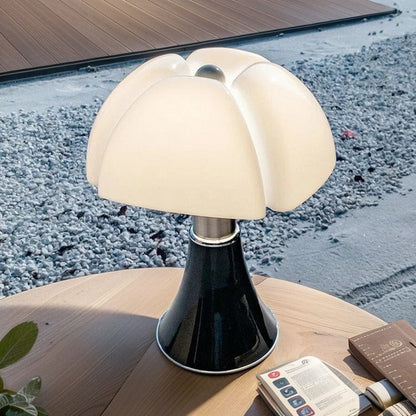 Lampe de table fleurie créative moderne émoussée