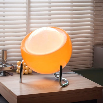 Lampe de table de forme d'oeuf de Bauhaus vintage
