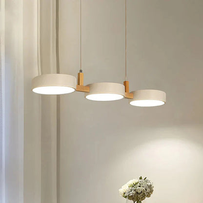 Pendante nordique moderne du cylindre en métal moderne