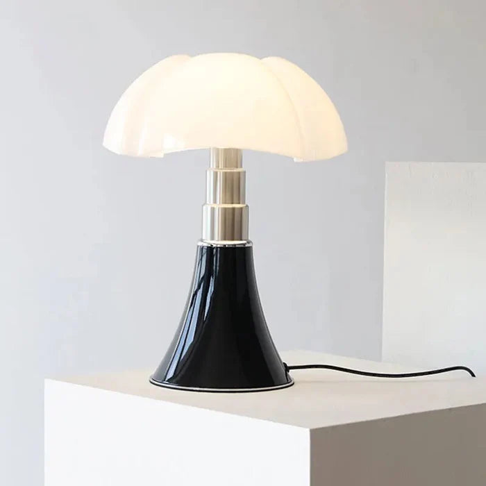 Lampe de table fleurie créative moderne émoussée