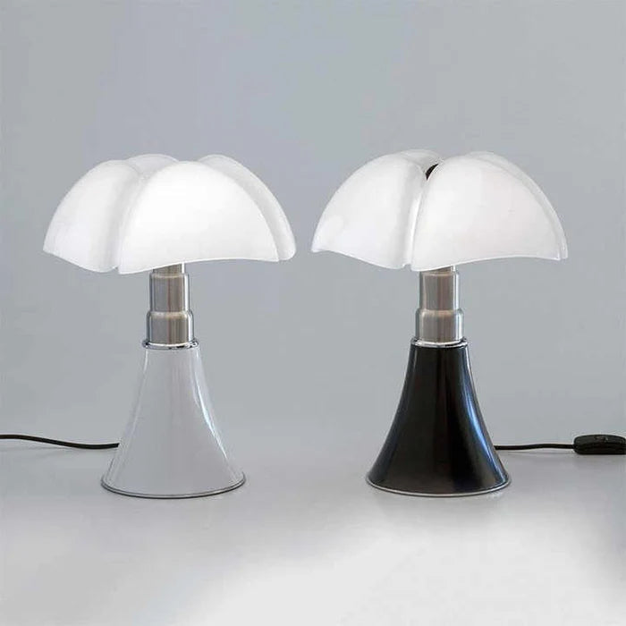 Lampe de table fleurie créative moderne émoussée