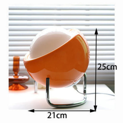 Lampe de table de forme d'oeuf de Bauhaus vintage