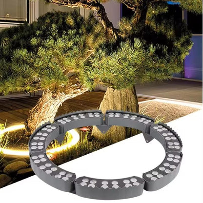 Élégant arbre extérieur mettant en lumière les projecteurs