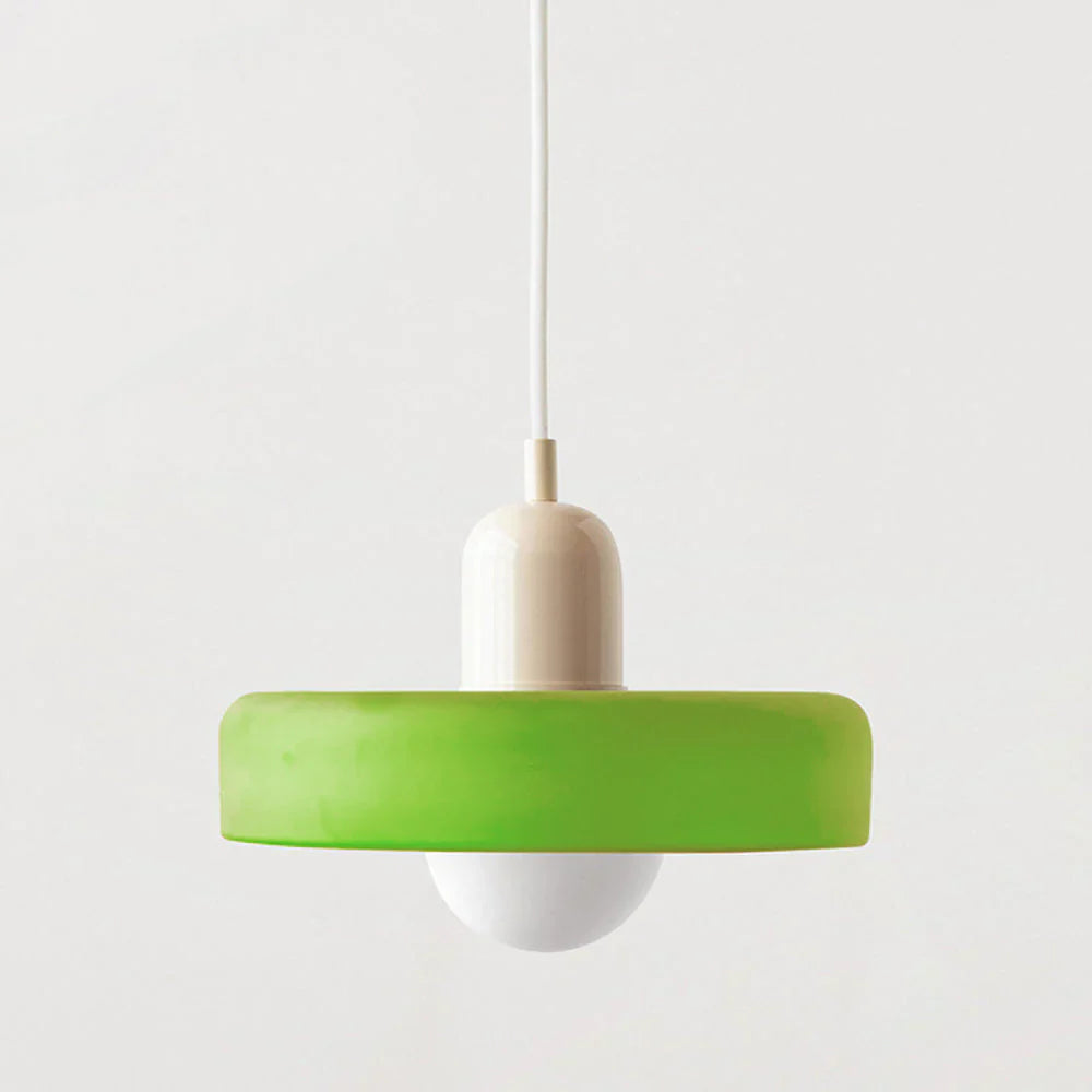 Glarefusion Pendante LED de verre Bauhaus moderne
