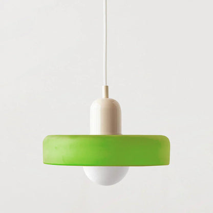 Glarefusion Pendante LED de verre Bauhaus moderne