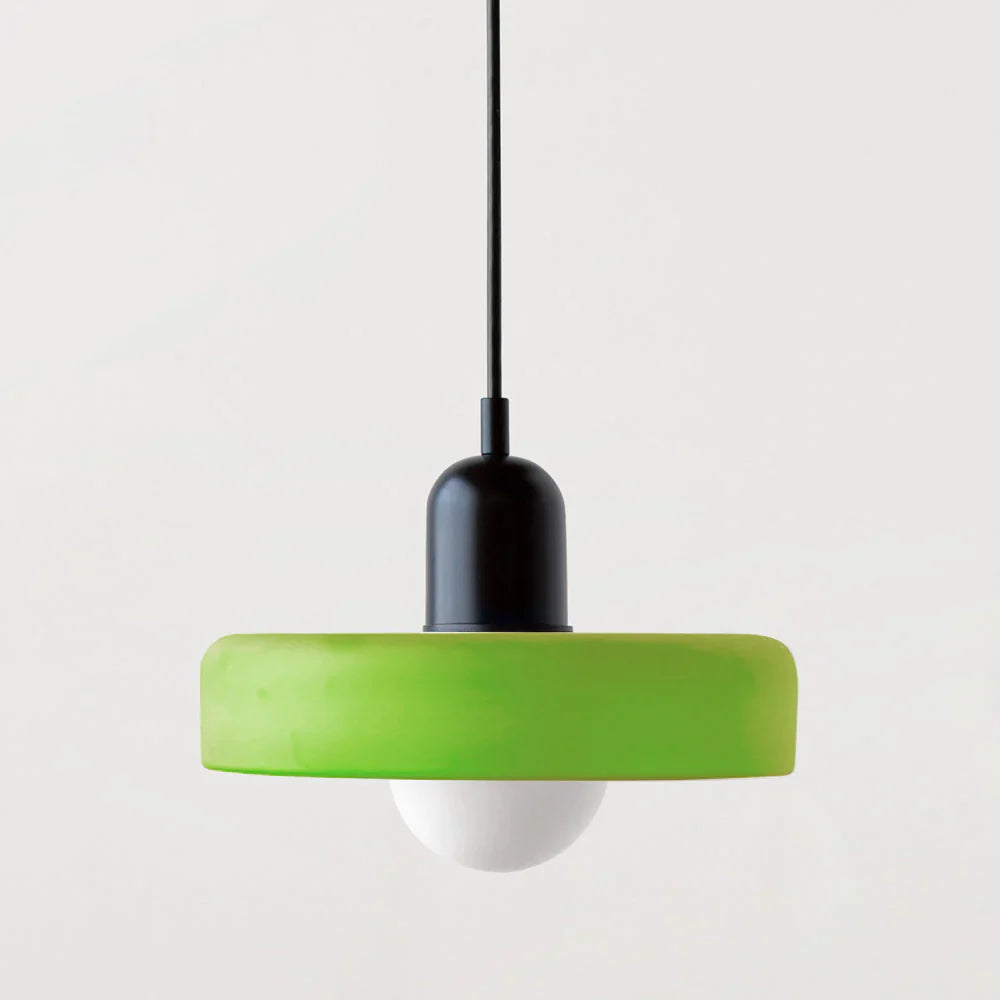 Glarefusion Pendante LED de verre Bauhaus moderne