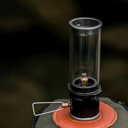 Candlelight Lamp Outdoor Use for Camping Fishing Picnic Tent Lighting Equipment Camping Lamp Windproof Gas Candle Light