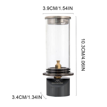 Candlelight Lamp Outdoor Use for Camping Fishing Picnic Tent Lighting Equipment Camping Lamp Windproof Gas Candle Light