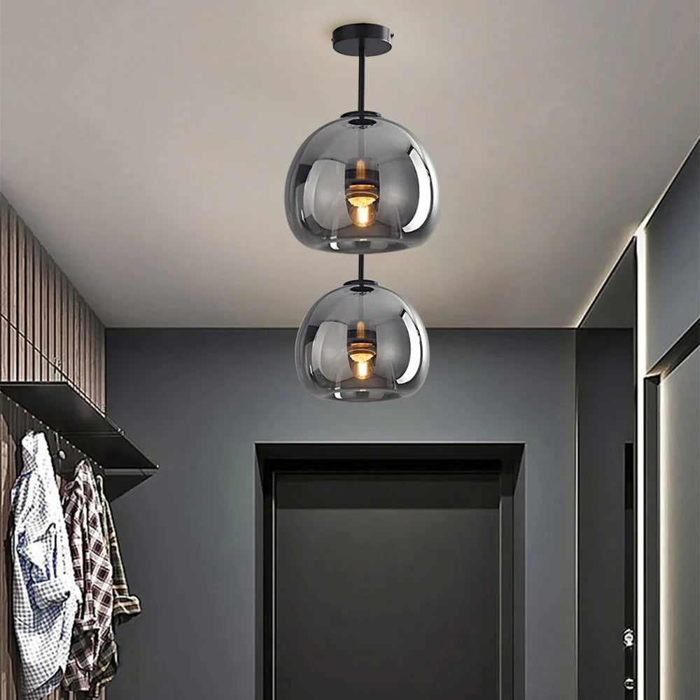 Plafond de verre en cuivre simple moderne