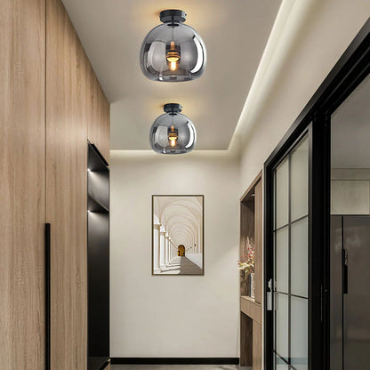 Plafond de verre en cuivre simple moderne
