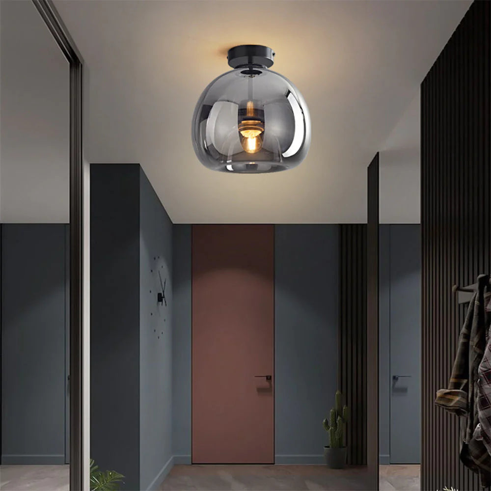 Plafond de verre en cuivre simple moderne