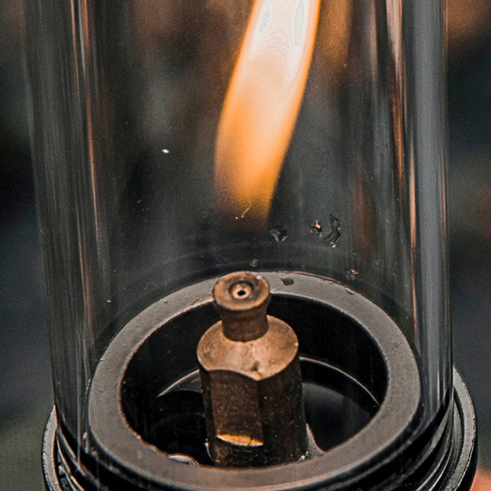 Candlelight Lamp Outdoor Use for Camping Fishing Picnic Tent Lighting Equipment Camping Lamp Windproof Gas Candle Light